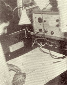 tavolo di rotta e radio